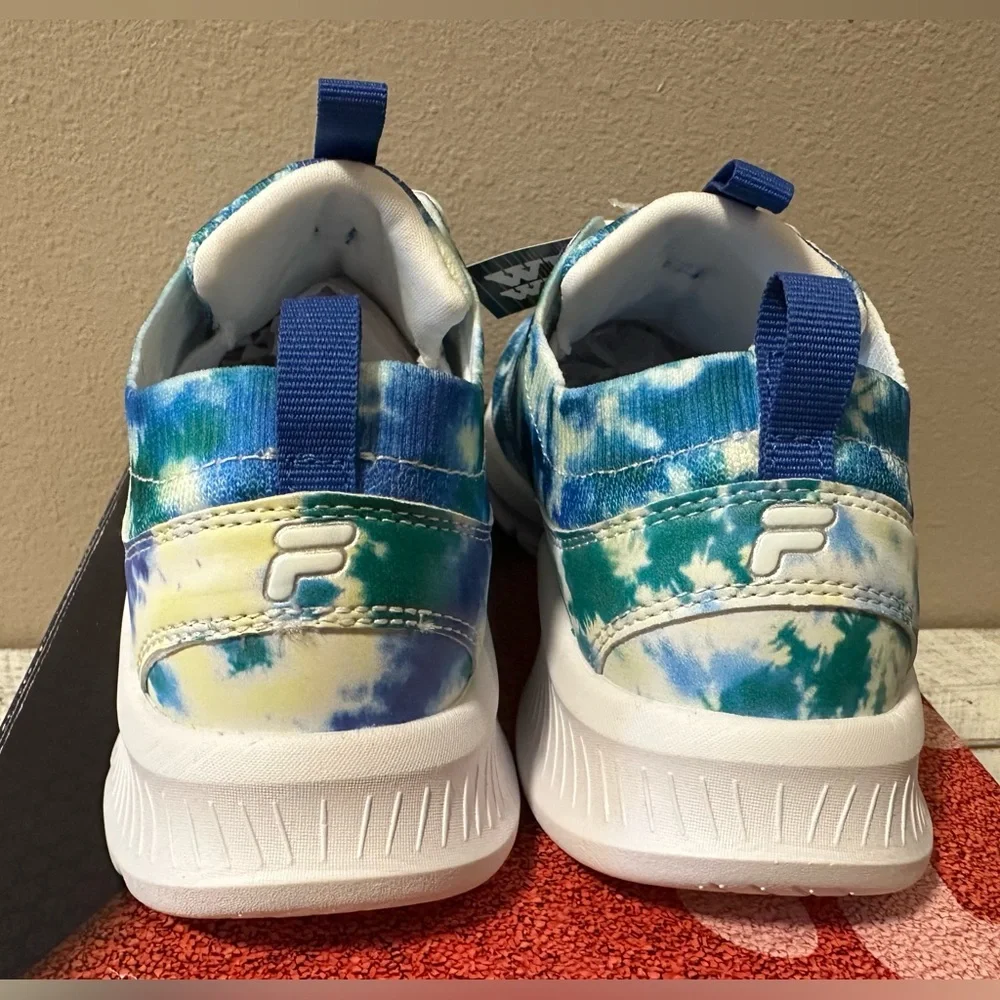 Fila Memory Skyway 2.0 Tie Dye Slip-In Running Shoes - NIB